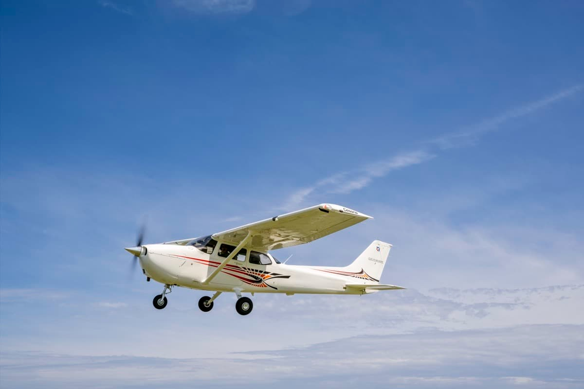 Cessna door opens after takeoff