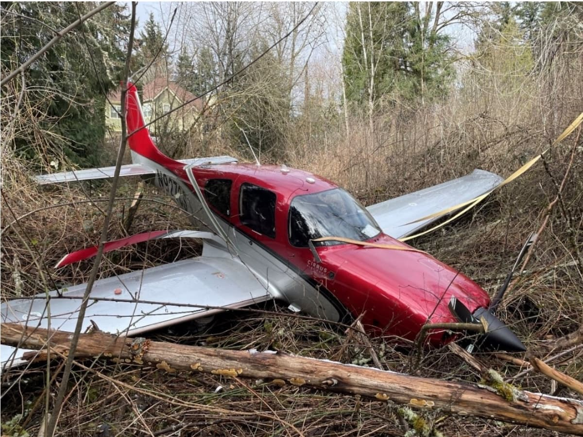 Crankshaft failure emergency landing