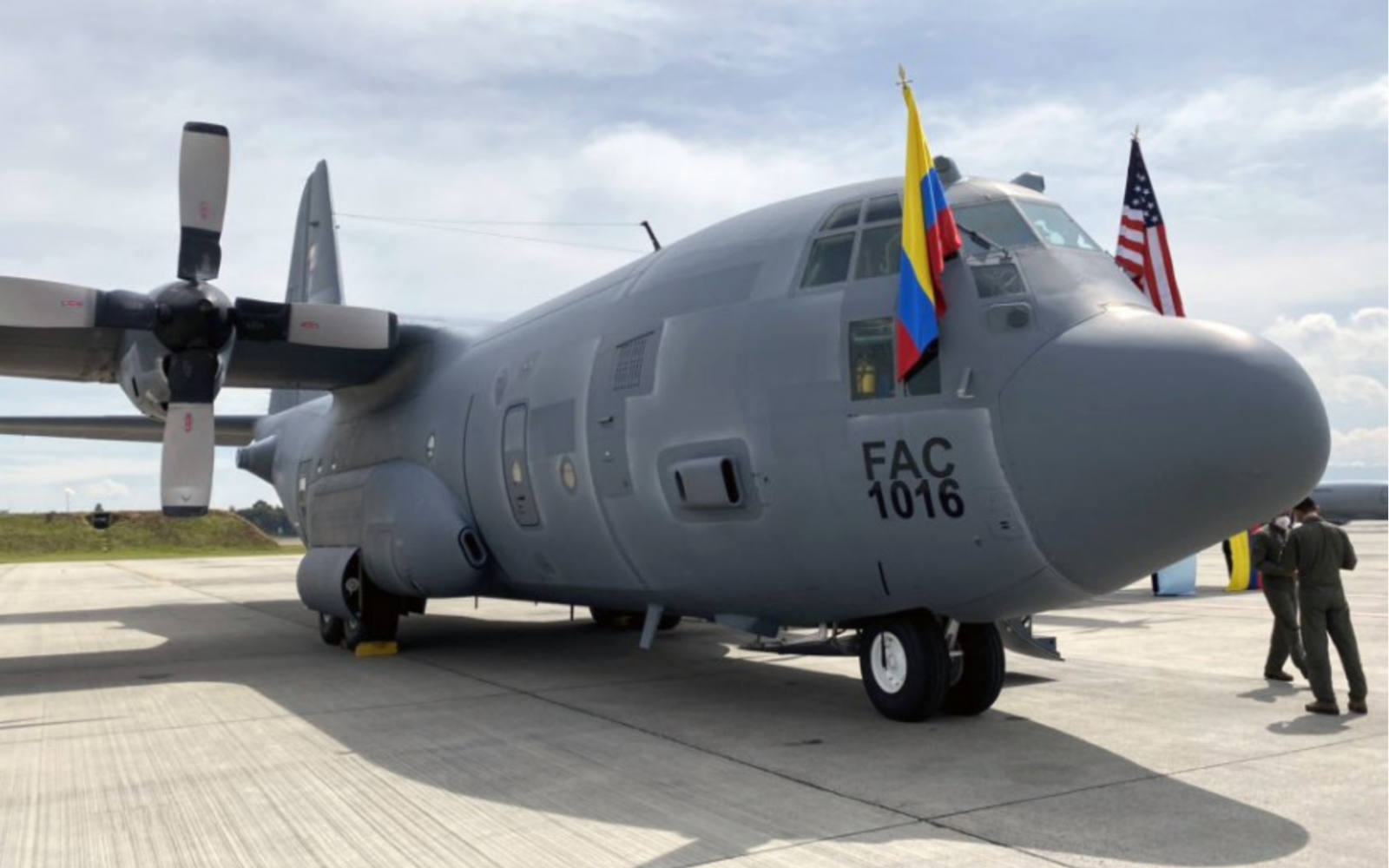 Colombian military plane crash