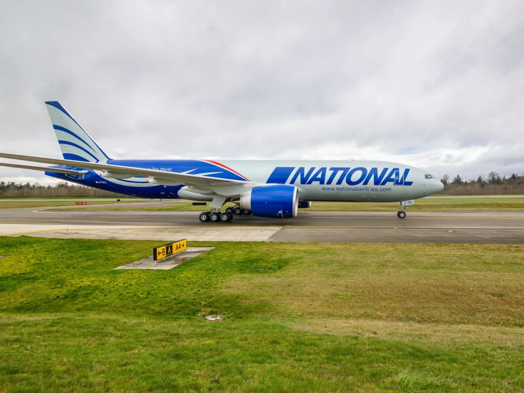 National Airlines tests B777 freighter