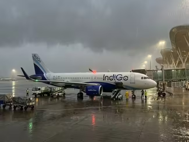 IndiGo plane hit by lightning