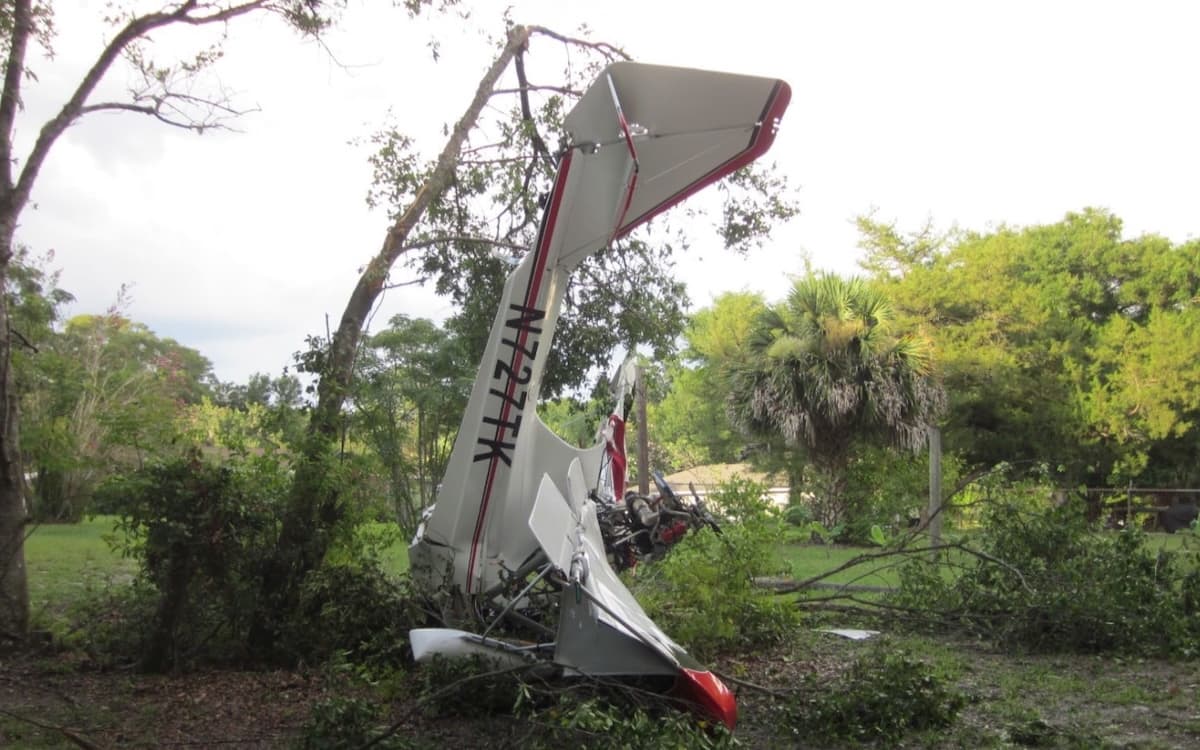 Fuel starvation caused crash