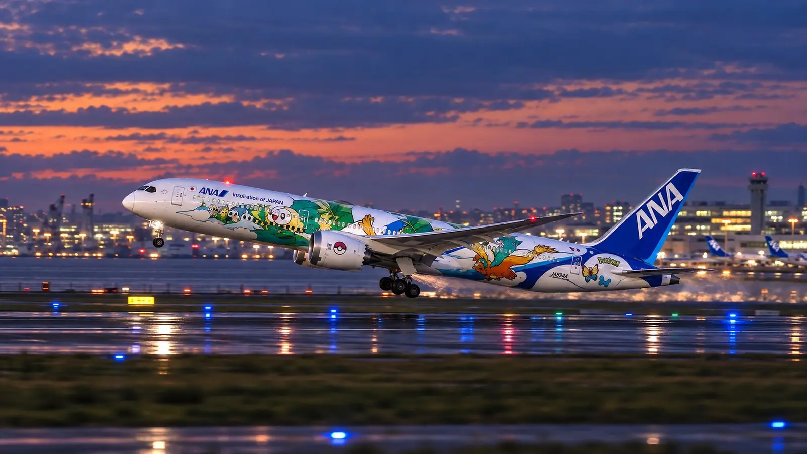 Ana launches green Pokmon jet