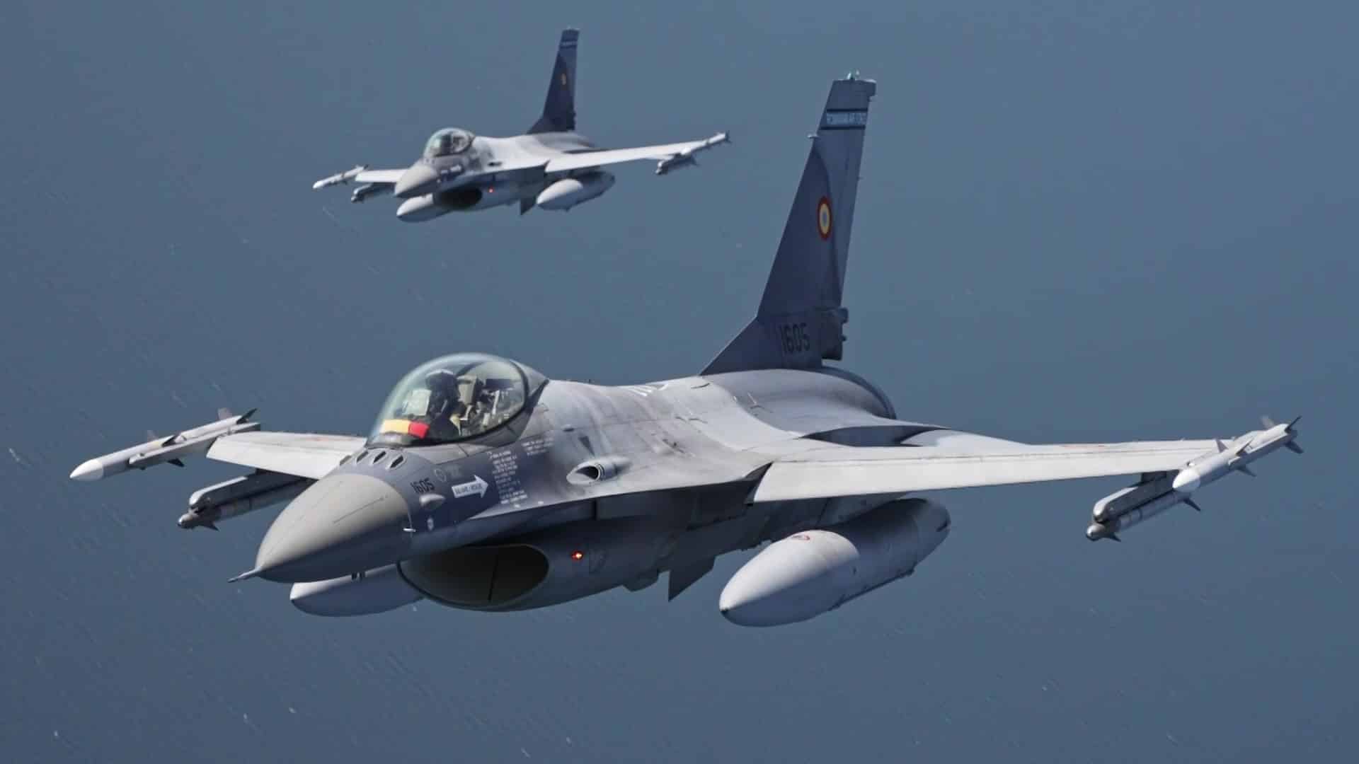 Romanian F-16 downs rogue drone