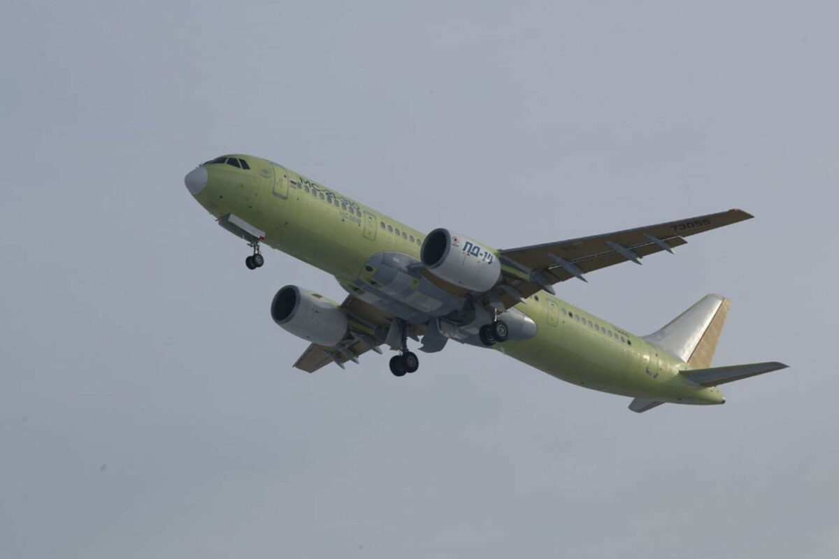 Russia's MC-21-310 completes flight
