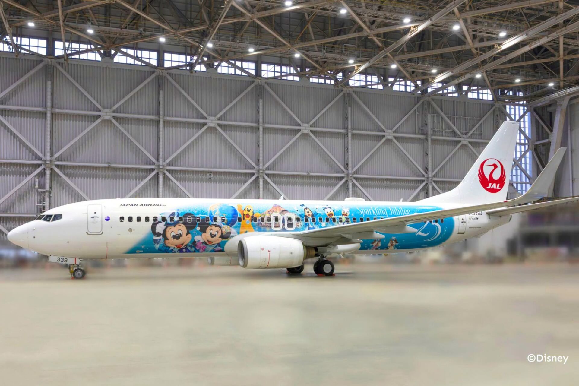 JAL launches DisneySea anniversary aircraft