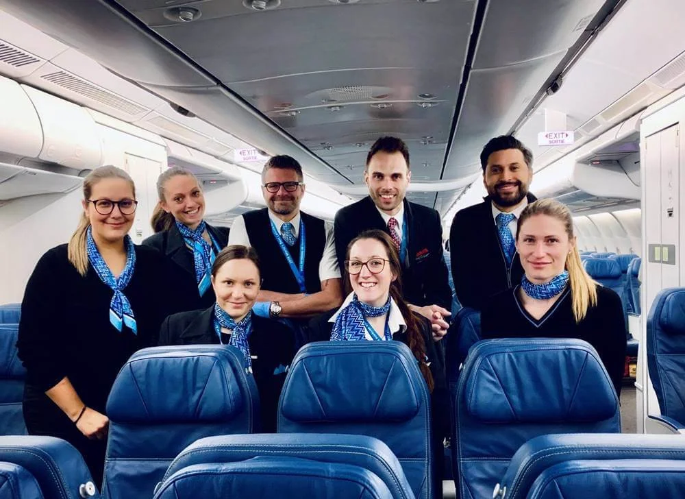 Air Transat cabin crew salary 2026